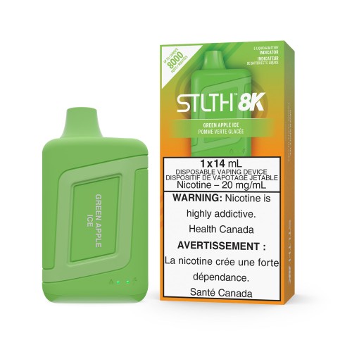 Green Apple Ice STLTH 8K – Disposable Vape