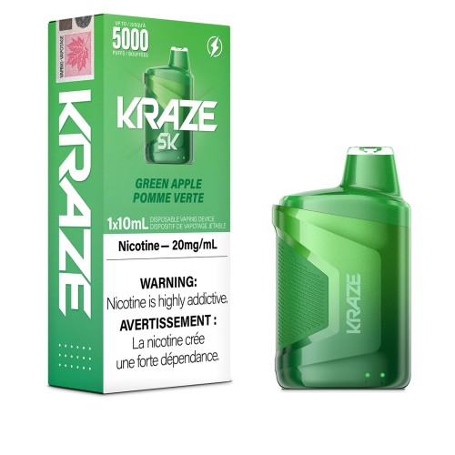 Green Apple Kraze 5K Disposable Vape