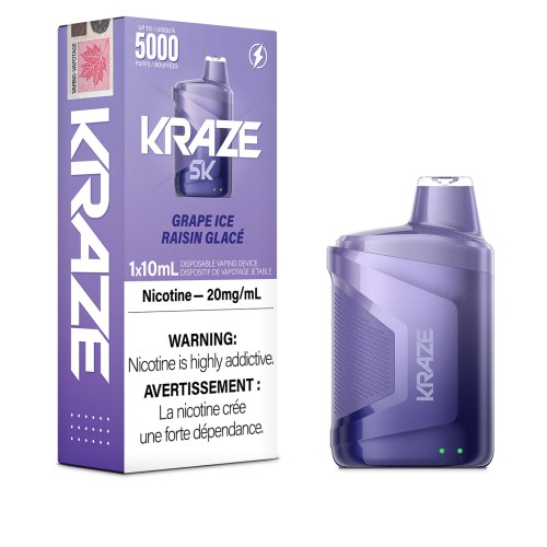 Grape Iced Kraze 5K Disposable Vape